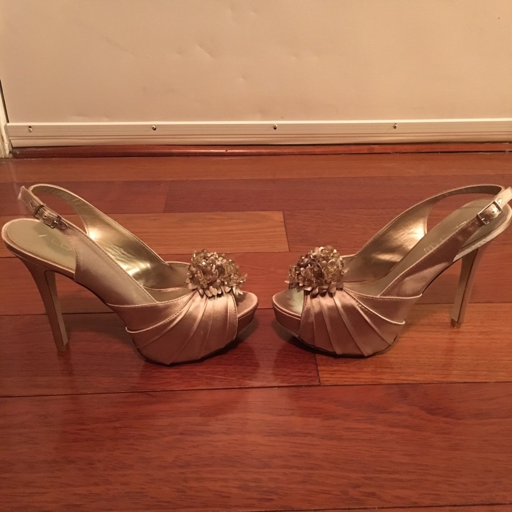 Aldo Peep Toe High Heel Shoes